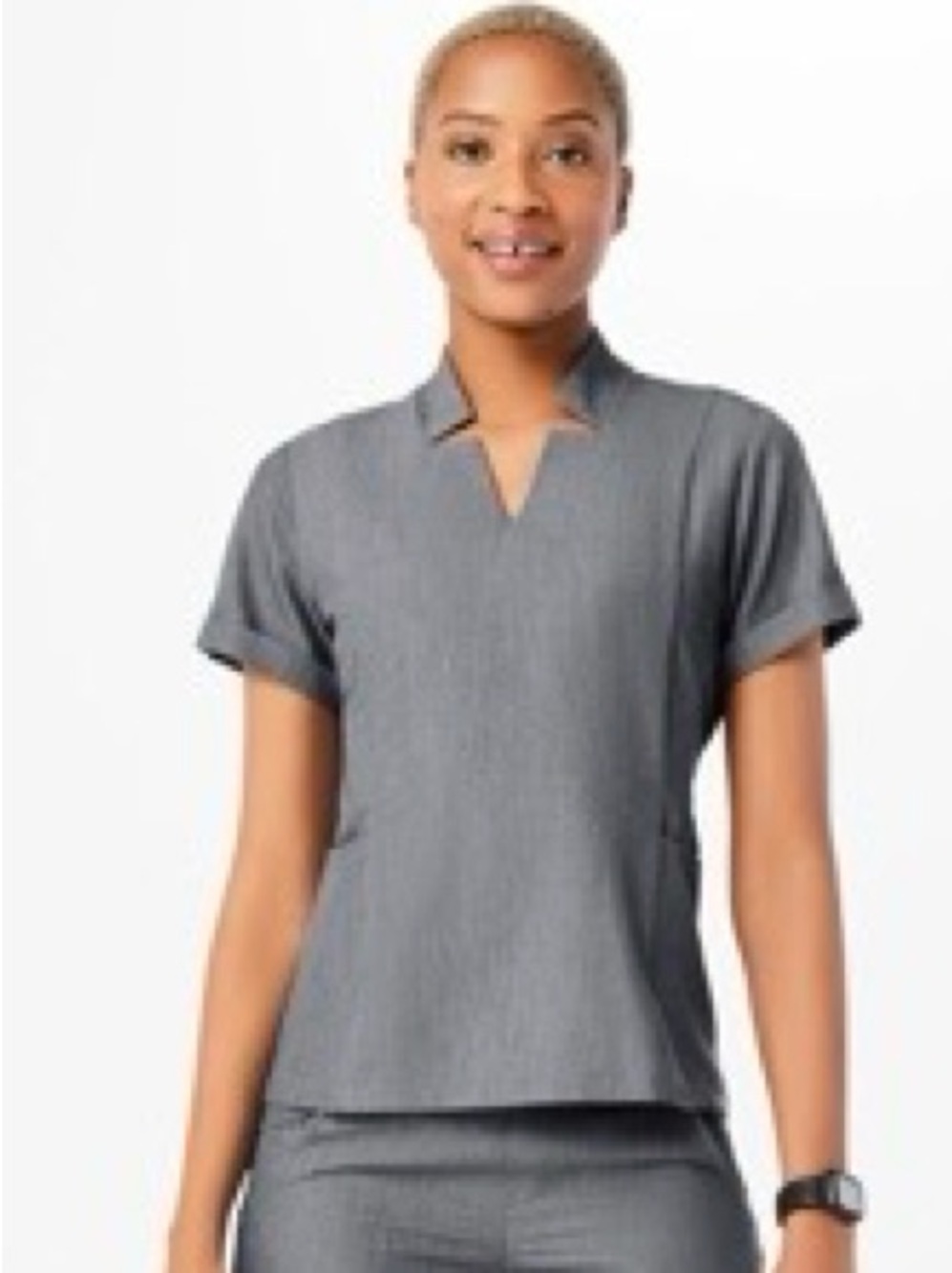 FIGS Graphite Inala - Slim
Scrub Top~Size Medium